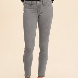 Hollister grey jean leggings